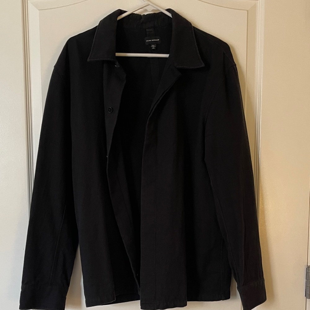 Club Monaco Men's Black Lightweight Jacket